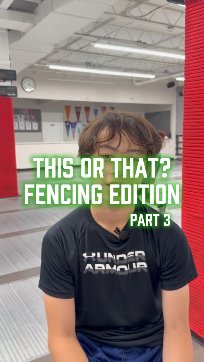 Saber fencing footwork drill at Saber Nation